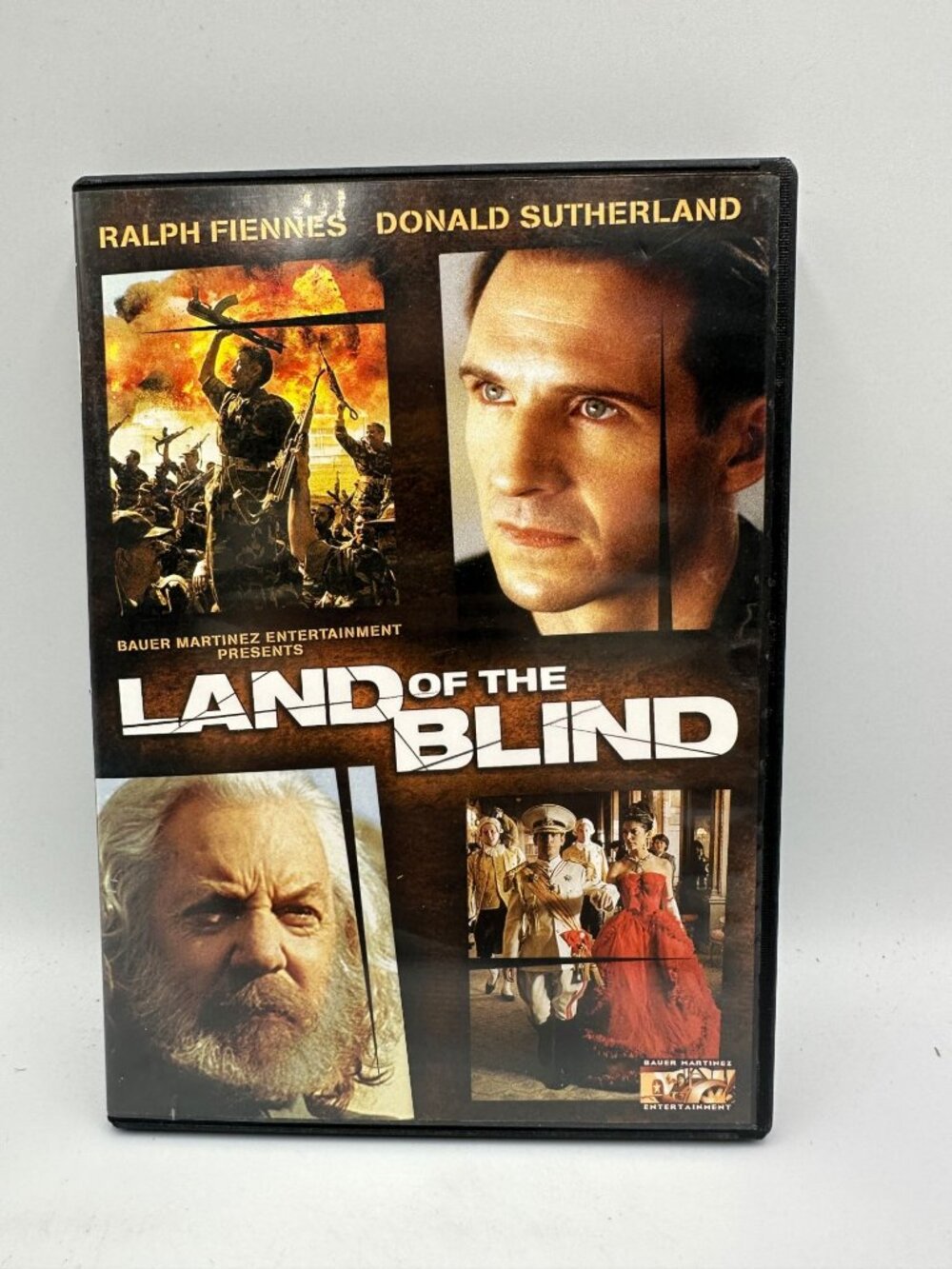 Land Of The Blind 2006 Ralph Fiennes Donald Sutherland Thriller DVD NR Bauer